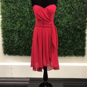 Hi low chiffon dress